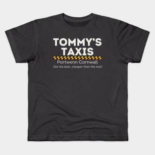Doc Martin Tommy's Taxis Portwenn Port Isaac Cornwall Kids T-Shirt